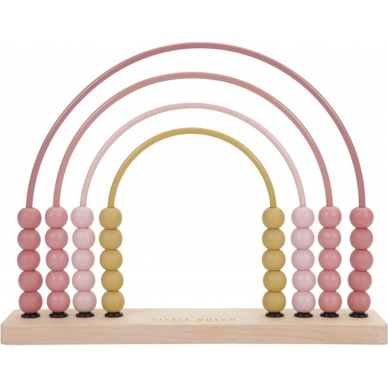 Little Dutch Rainbow Abacus Pink